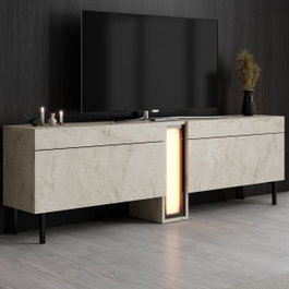 Hanah Home Nova - Soporte para TV Travertino
